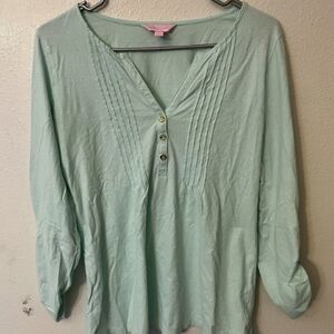 Lilly Pulitzer Light Green Blouse